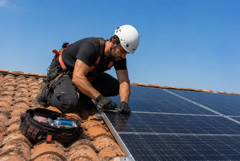 Maintenance et monitoring de panneaux solaires à Monnières